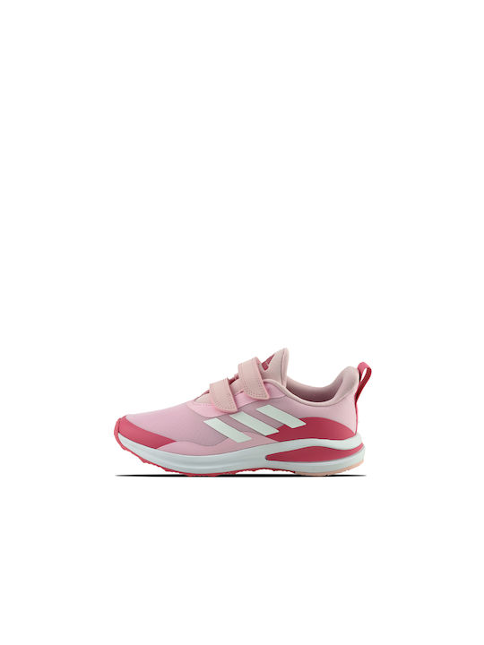 Adidas Αθλητικά Παιδικά Παπούτσια Running Fortarun με Σκρατς Clear Pink / Cloud White / Rose Tone