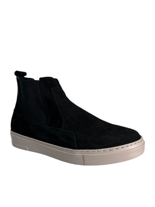 Leather Black Men's Boots