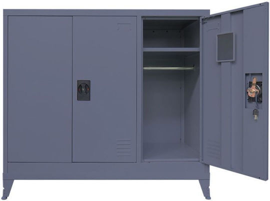 Raft De Pantofi Metalic Galvanizat 115x45x100cm Raft De Pantofi Metalic Galvanizat 115x45x100cm