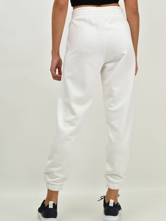 Potre Damen-Sweatpants Jogger Weiß