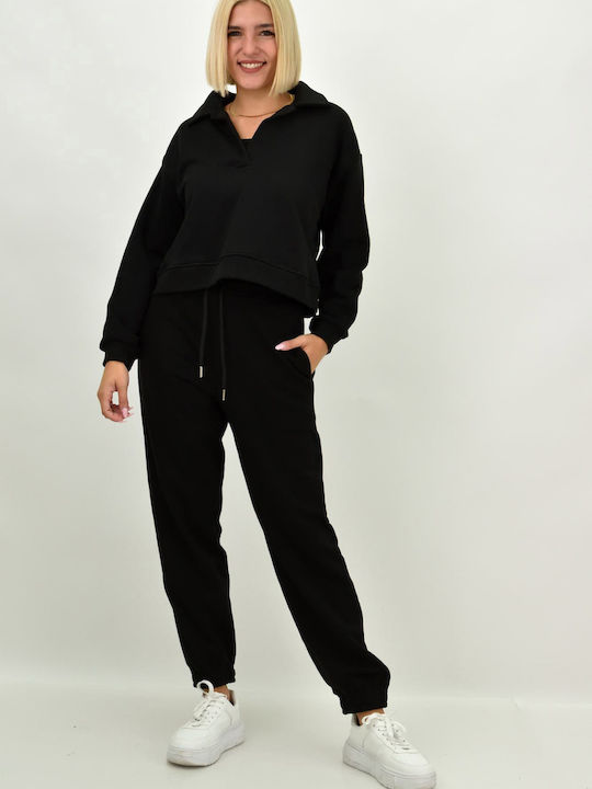 Sweatpants Set Black