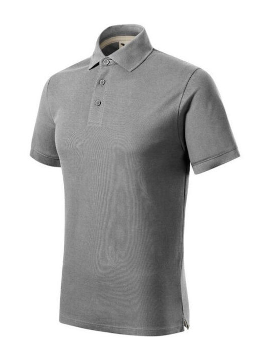 Malfini Men's Short Sleeve Promotional Blouse Gray