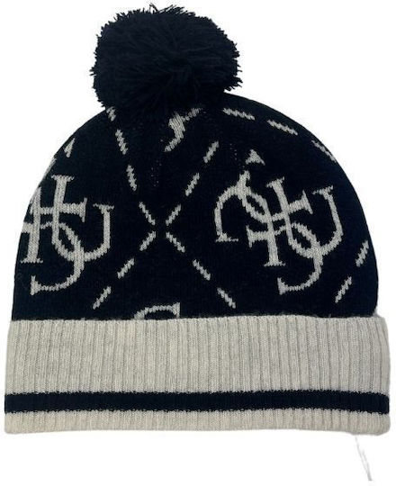 Knitted Beanie Cap Blue