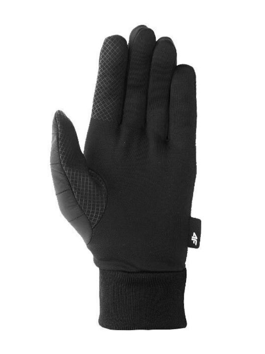 4F Unisex Knitted Touch Gloves Black