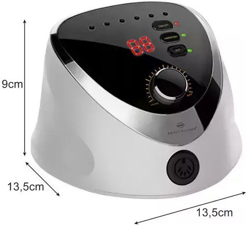Beautylushh Τροχός Νυχιών Ρεύματος 68W Μαύρος 35000 Στροφών με Πεντάλ