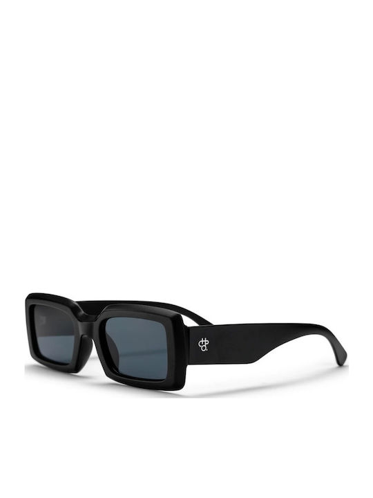 Chpo Unisex Sunglasses with Black Plastic Frame and Black Lens 16134FF