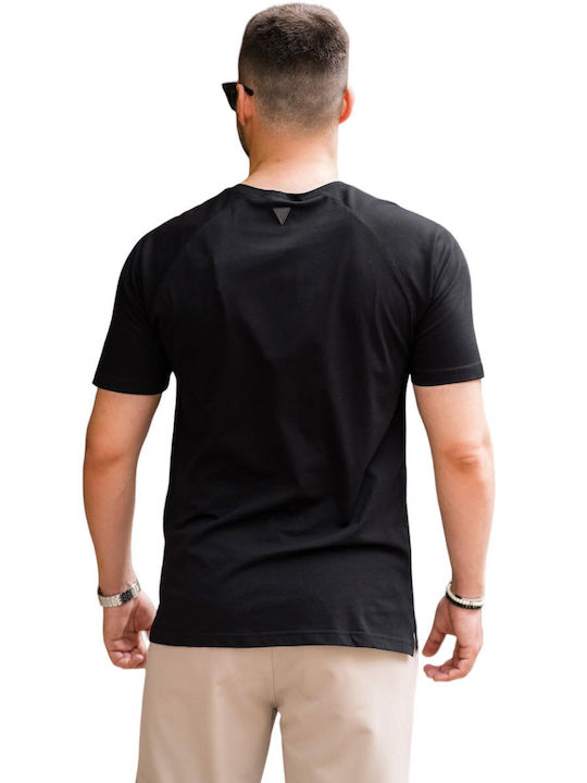 Vittorio Artist Men's Short Sleeve T-shirt Black