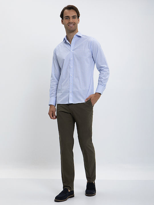 Kaiserhoff Men's Trousers Chino in Regular Fit Khaki