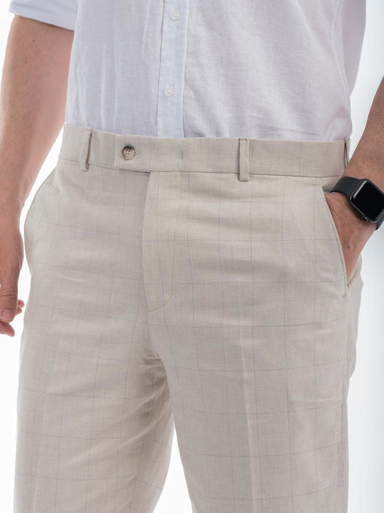 Pantaloni Elastic cu Croială Normală Negru