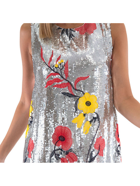 Rochie de Seara Floral Mini pentru Vară