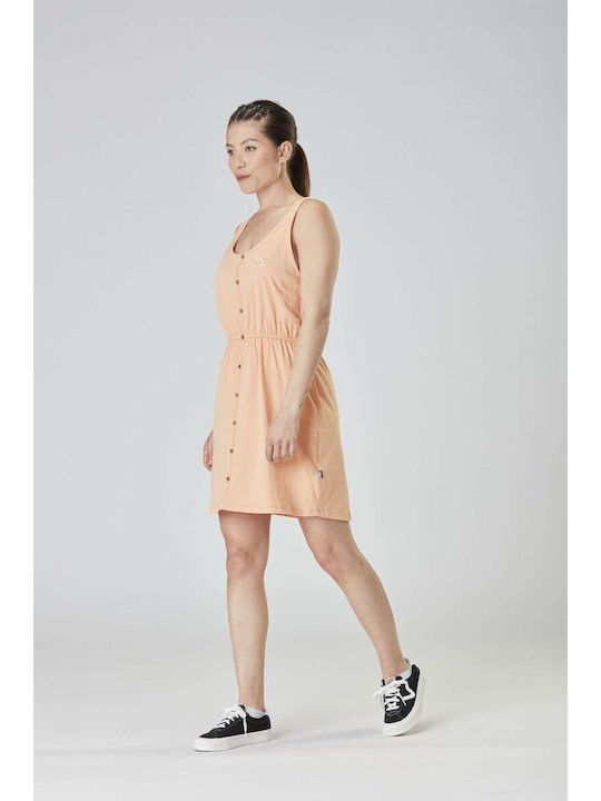 Picture Loonna Kleid Sommer Mini Hemdkleid Orange
