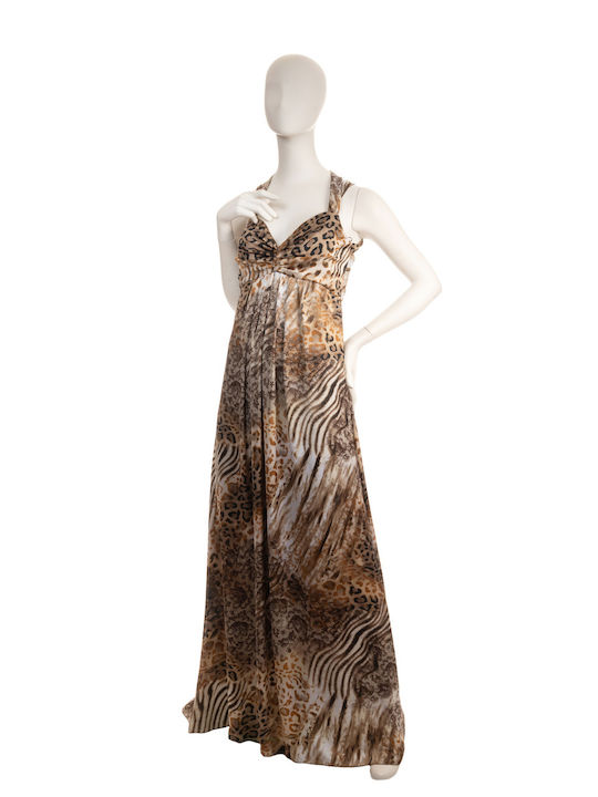 Bill Cost Summer Maxi Dress Brown