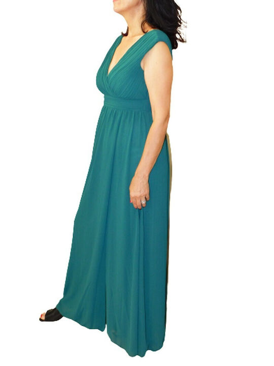 Kalliope Maxi Dress for Wedding / Baptism Green