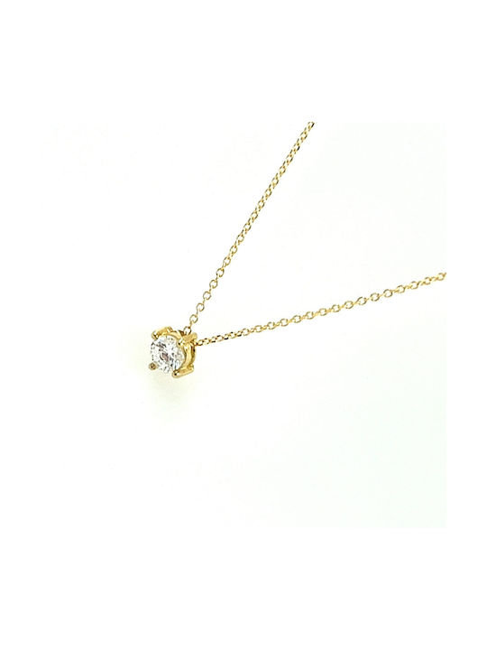 CHrysolithos Necklace from Gold 14K