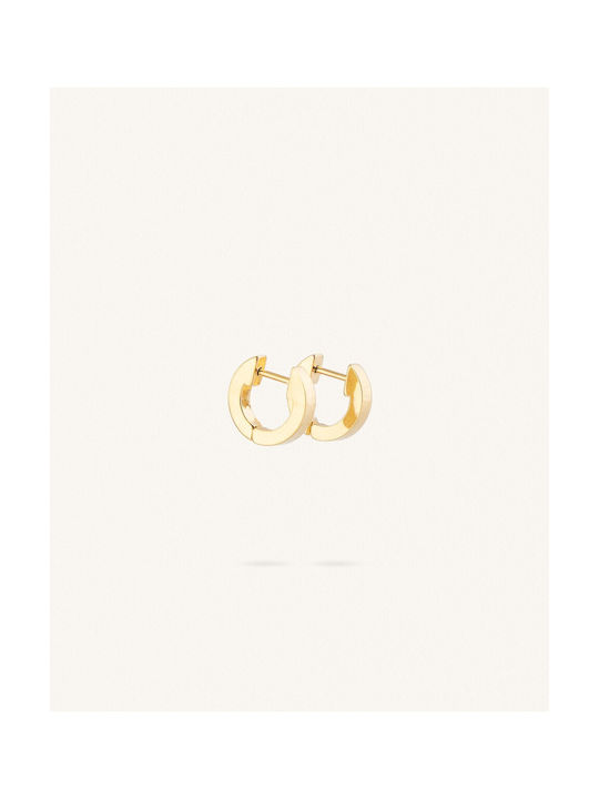 Earrings Hoops made of Steel Gold Plated