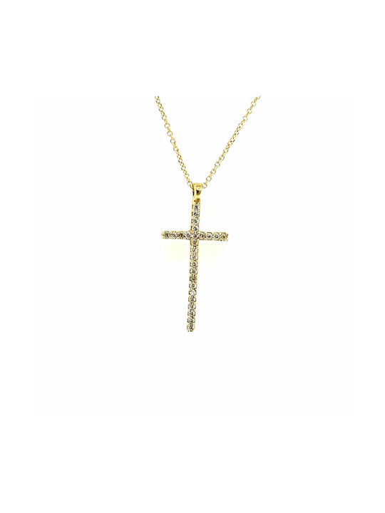 Gold Cross 9K with Chain