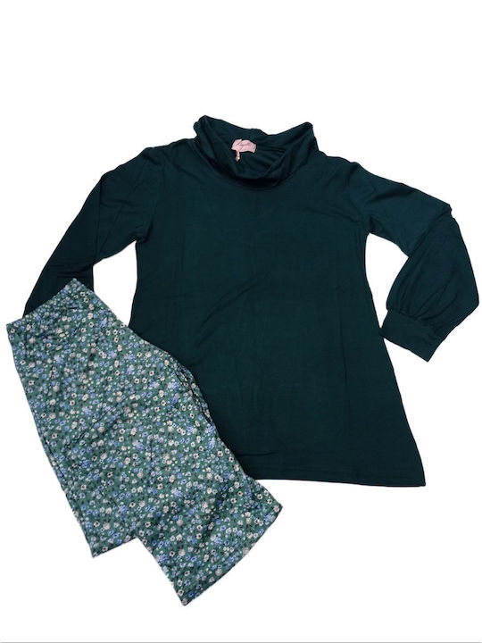 Koyote Winter Women's Pyjama Set Green