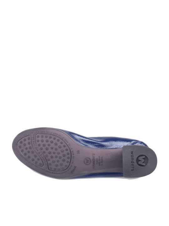 Lack Pumps Blau