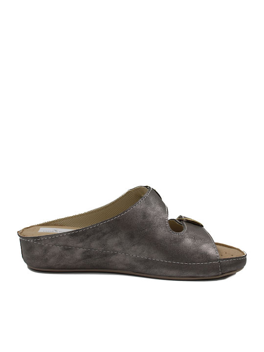 Women's Flat Sandals Anatomic in Gray Color