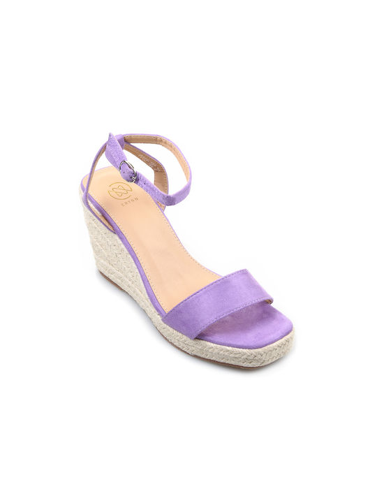 Fshoes Fshoes Women's Fabric Platform Shoes Purple