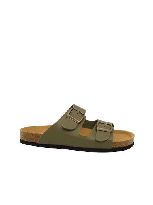 Natural World Bio Synthetic Men's Sandals Green