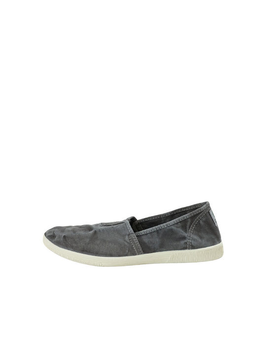 Natural World Canvas Eco Men's Espadrilles Gray