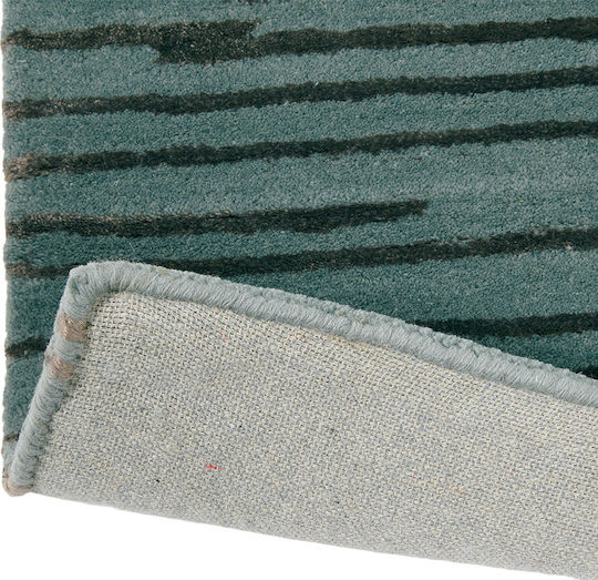 Florence Broadhurst Lucrat manual Covor Rectangular Din lână Cărbune 039405