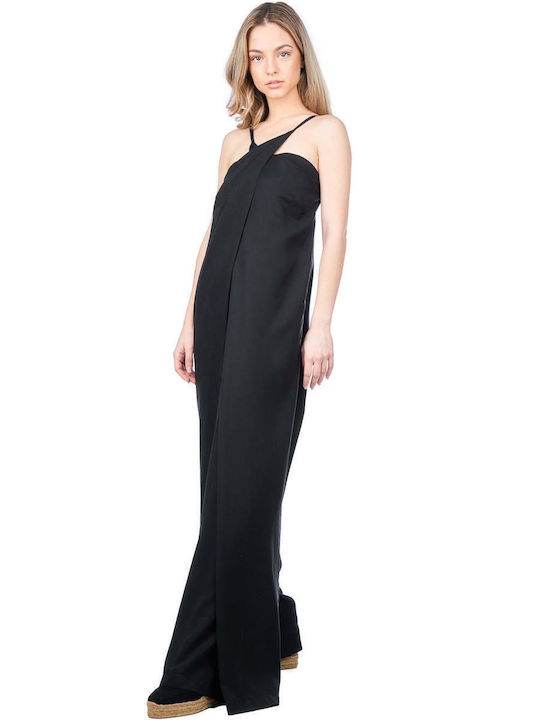 Women's Sleeveless One-piece Suit Black