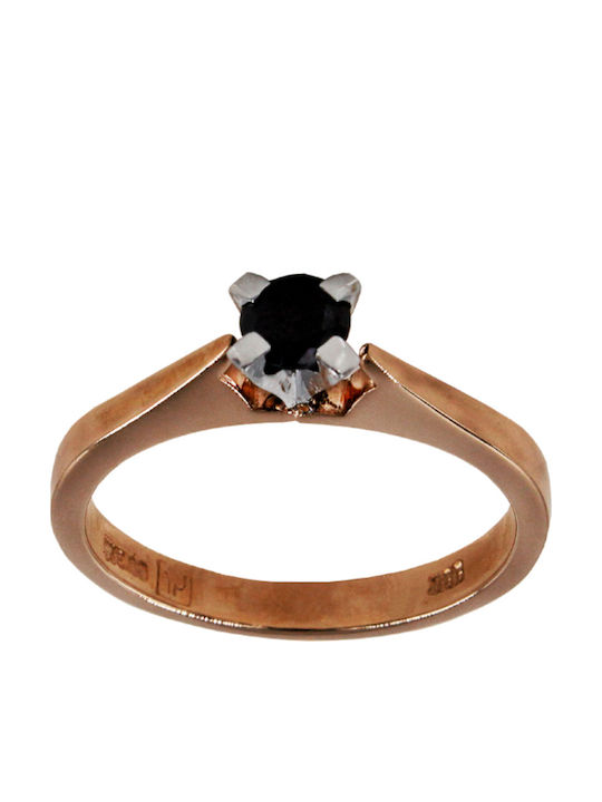 Goldjewels Μονόπετρο από Χρυσό 14K με Ζιργκόν