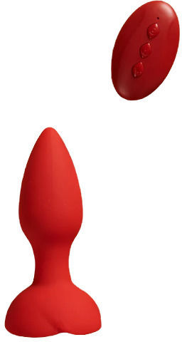 Lilo Anal Plug with Wireless Functionality and Vibration Red