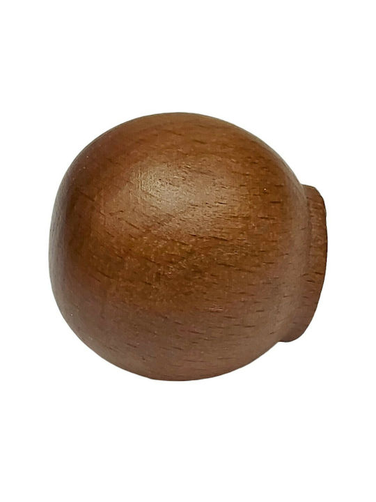 ACM Knob Furniture made of Wooden in Brown Color 9420-000-KARI 1pcs