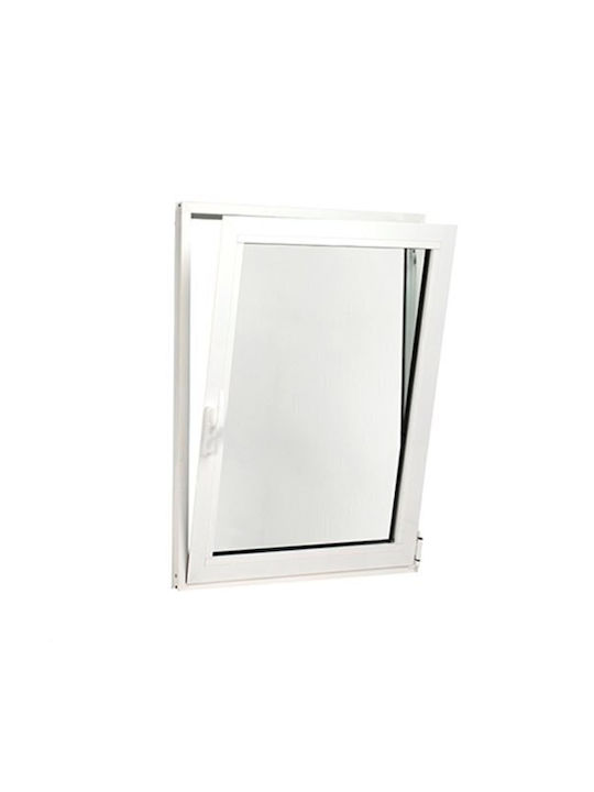 Elvial Ανοιγόμενο Παράθυρο Αλουμινίου Π70xΥ70cm