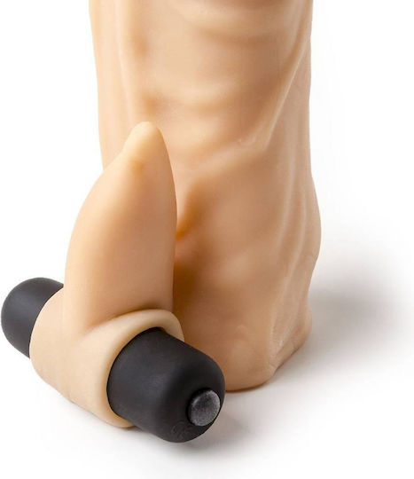 Virgite Προέκταση Πέους με Δόνηση Flesh 20cm