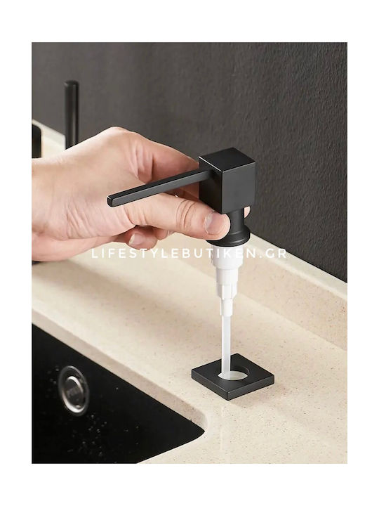 Naron Εντοιχιζόμενο Dispenser Κουζίνας Μεταλλικό Μαύρο 500ml