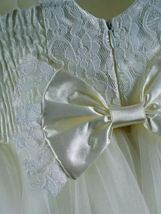 Online Ivory Baptism Dress made of Tulle