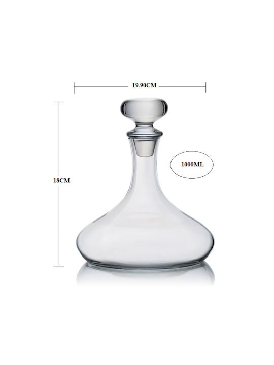 Crystal Wedding Decanter Τransparent