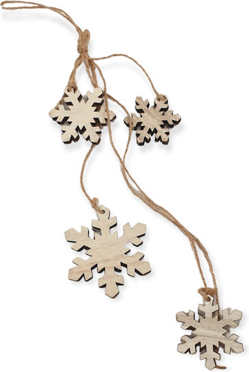 Christmas Garland Beige 45x7cm 1pc