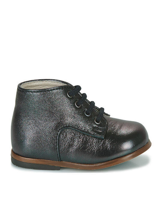 Kids Boots with Laces Black
