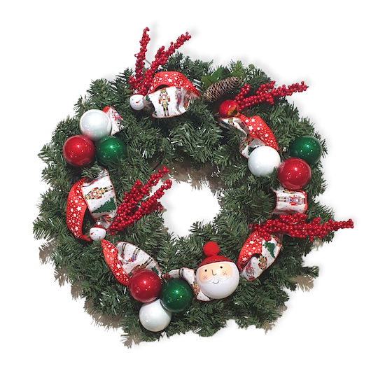 Christmas Decorative Wreath Battery Powered 60cm
