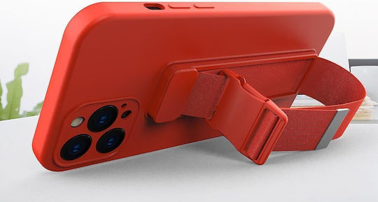 Rope Back Cover Silicon cu Curea Negru (Redmi 10 / 10 2022 )