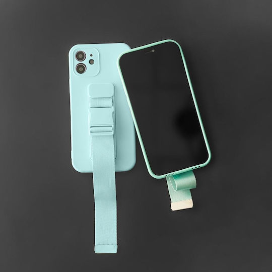 Seil Rückseite Umschlag Silikon 1mm mit Nackenriemen Rote (Galaxy A53)