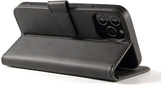 Magnet Back Cover Σιλικόνης / Δερμάτινο Μαύρο (Honor Magic 4 Pro)