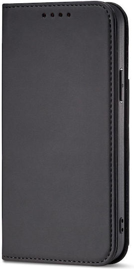 Magnet Card Book Silicone / Leather Black (Galaxy S23+)