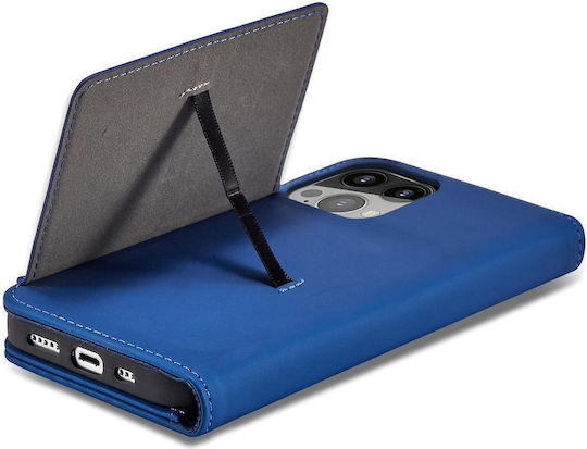 Magnet Card Book Σιλικόνης / Δερμάτινο Μπλε (Galaxy S23)