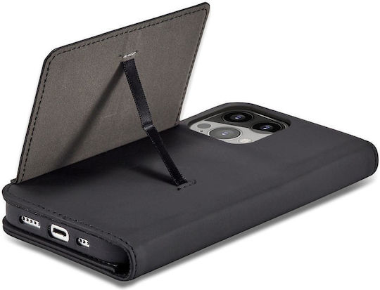 Magnet Card Book Silicone / Leather Black (Galaxy S23+)