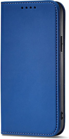 Magnet Card Book Σιλικόνης / Δερμάτινο Μπλε (Galaxy S23)