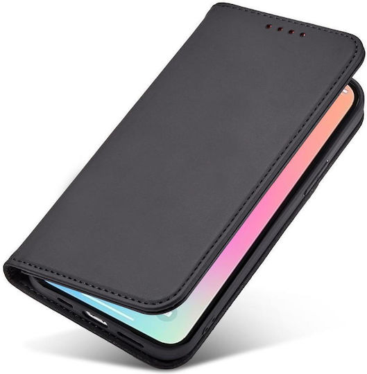 Magnet Card Book Silicone / Leather Black (Galaxy S23+)