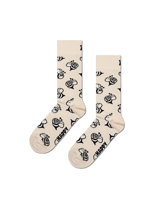 Happy Socks Дамски Чорапи Бял 1Пакет