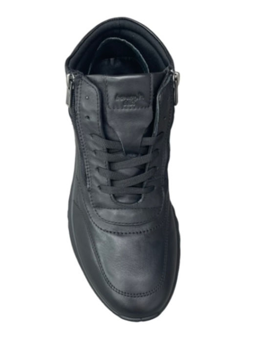 Leather Black Men's Boots Anatomical