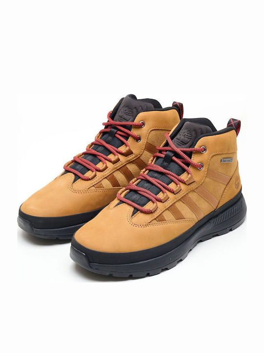 Leder Gelb Herrenstiefel